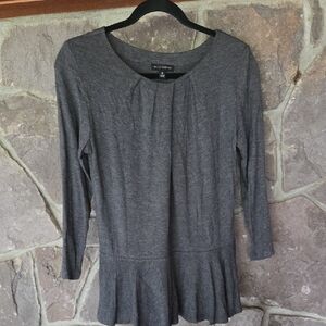 Willi Smith Charcoal Gray Women's Blouse